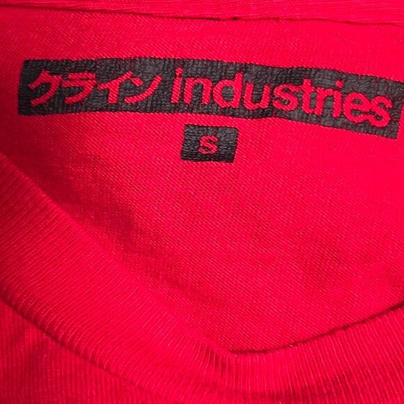 Jeremy Klein Red Silk Screened Dream Girl T Shirt Size Small - Picture 4 of 4